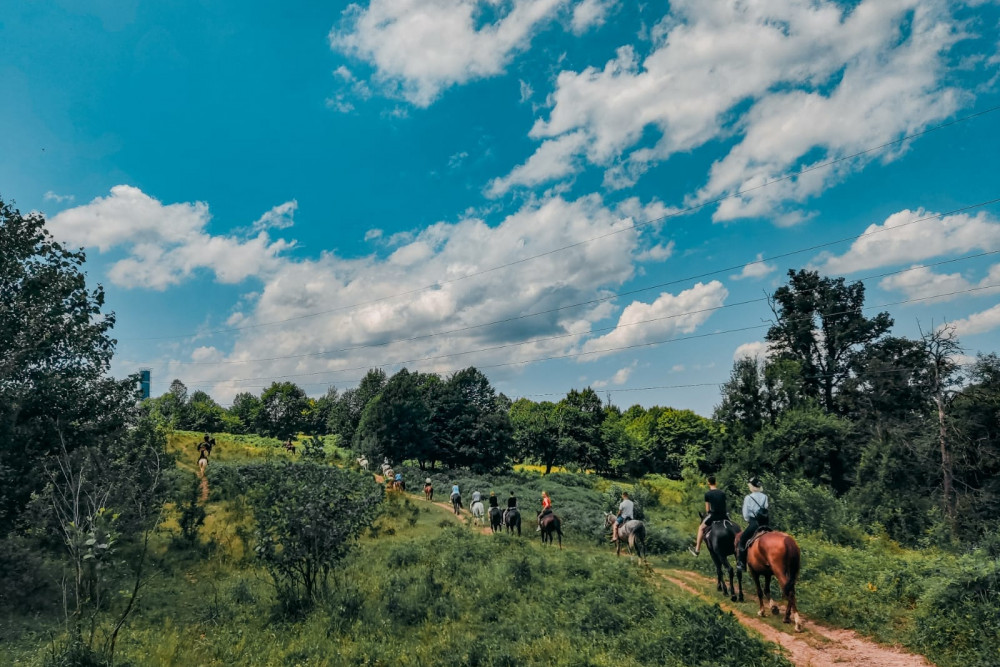 Конная прогулка – 2 часа.