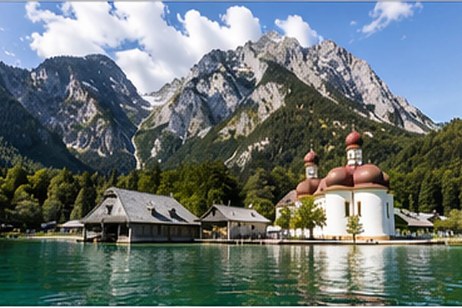 Königssee und Jenner Panorama in Berchtesgaden
