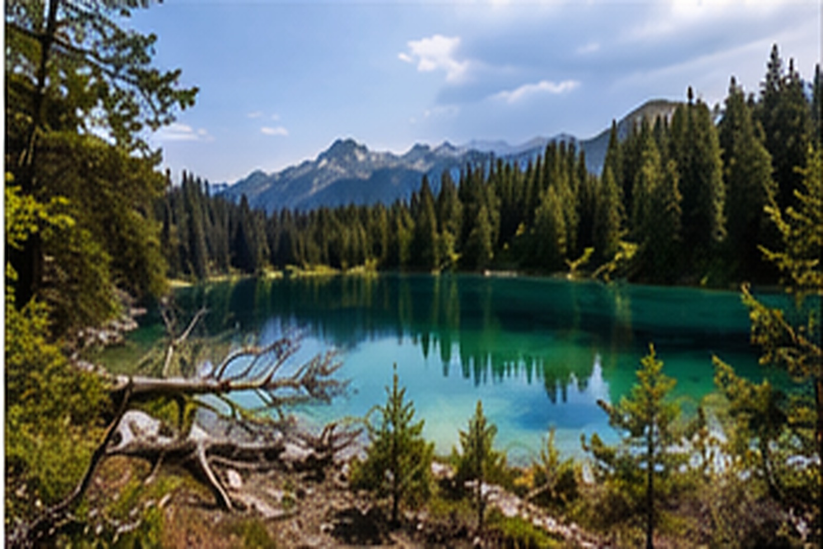 Bergsee in den Bayerischen Alpen