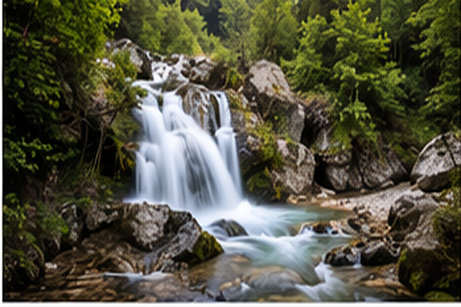 Wasserfall im Berchtesgadener Land