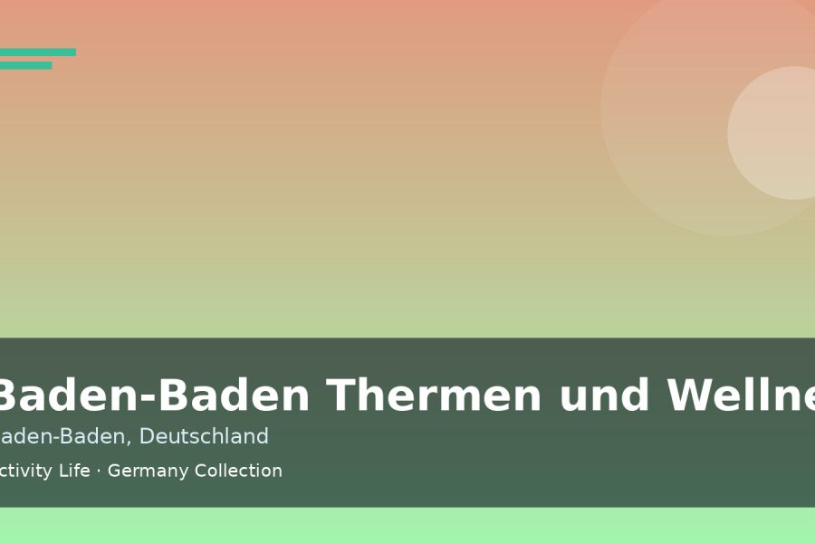 Baden-Baden Thermen und Wellness Tag Cover 1