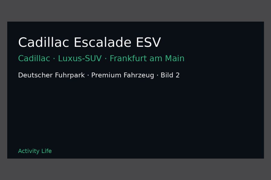 Cadillac Escalade ESV