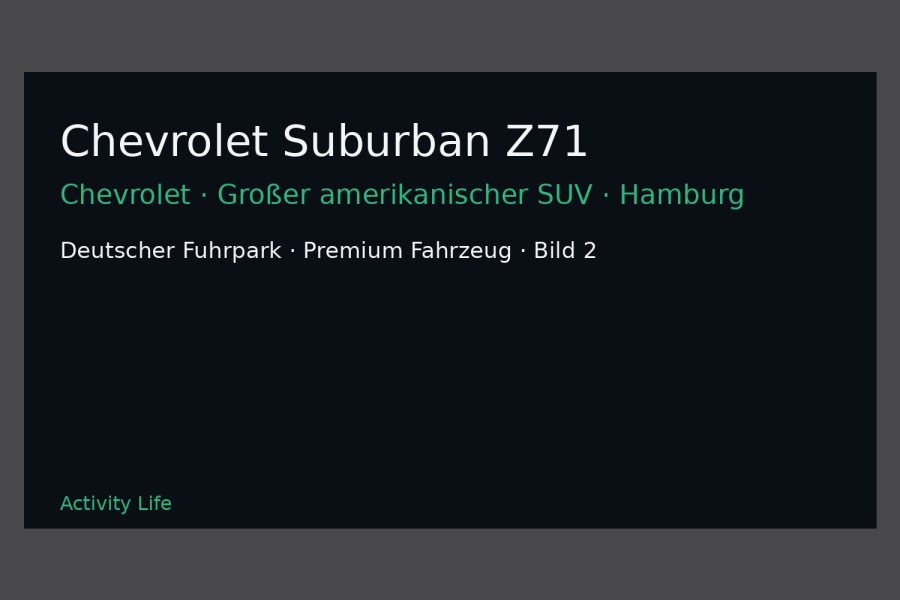 Chevrolet Suburban Z71