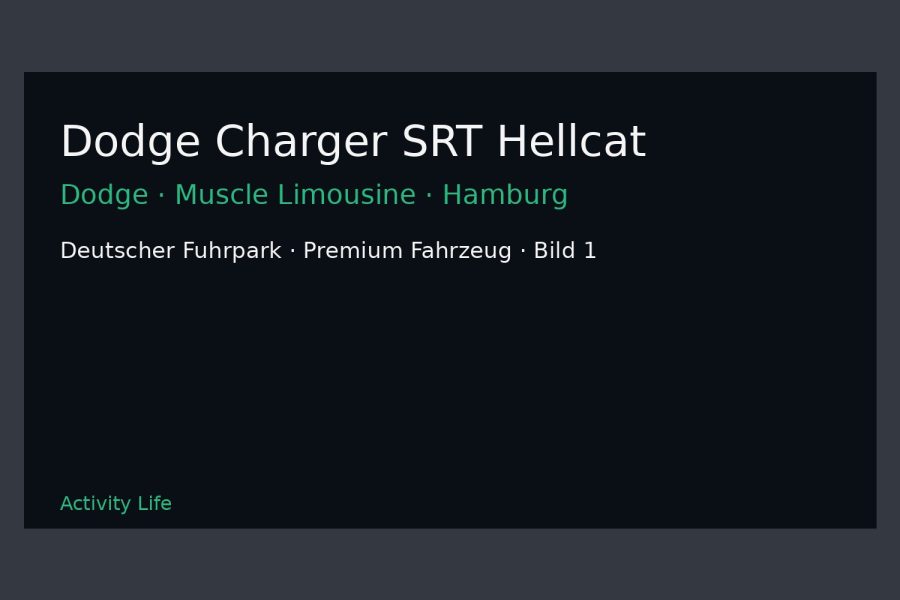 Dodge Charger SRT Hellcat Bild 1
