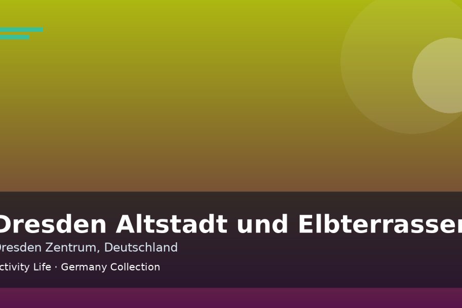 Dresden Altstadt und Elbterrassen Walk Cover 1