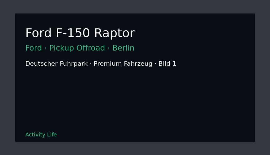 Ford F-150 Raptor Bild 1