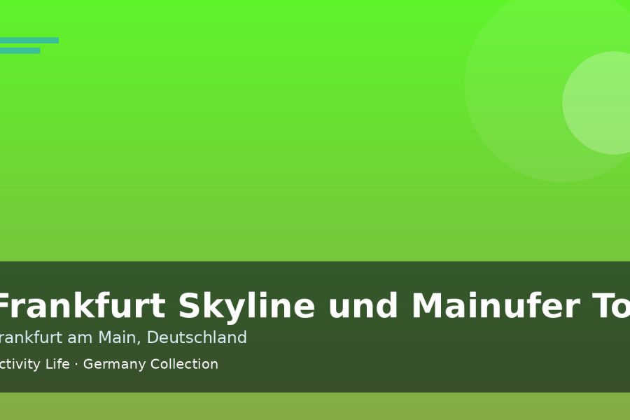 Frankfurt Skyline und Mainufer Tour Cover 1