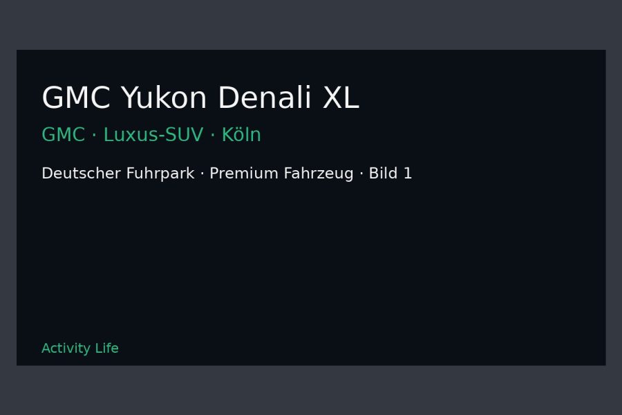 GMC Yukon Denali XL Bild 1