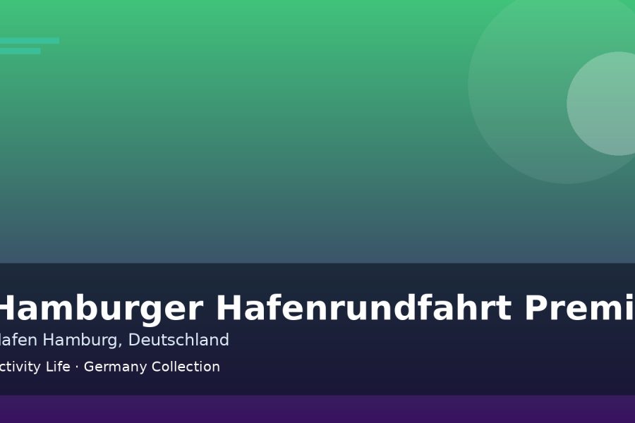 Hamburger Hafenrundfahrt Premium Cover 1