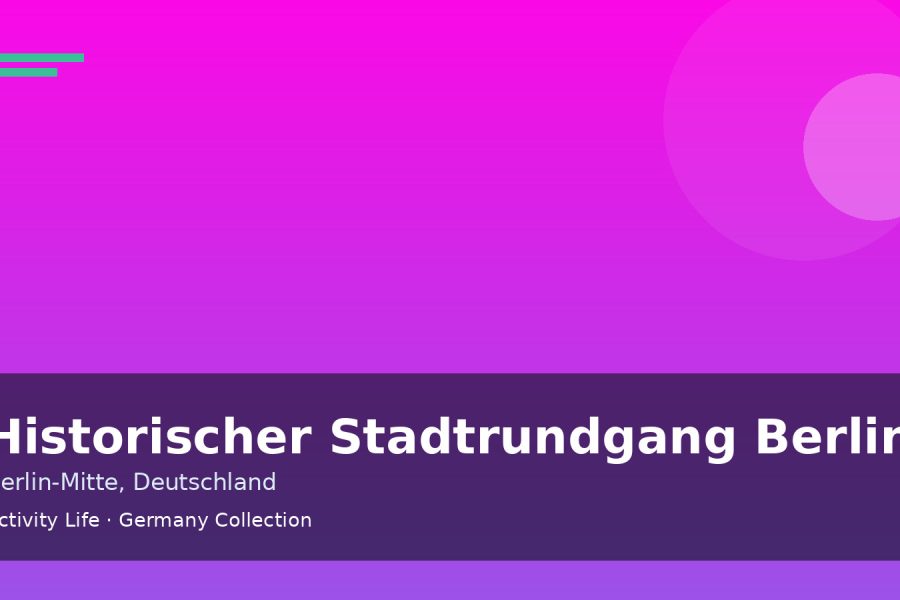 Historischer Stadtrundgang Berlin Mitte Cover 1