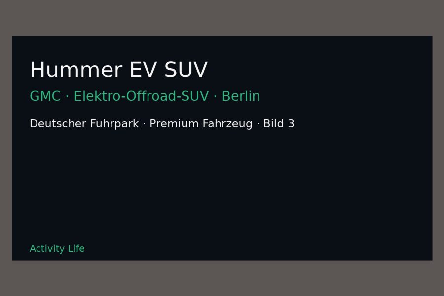 Hummer EV SUV