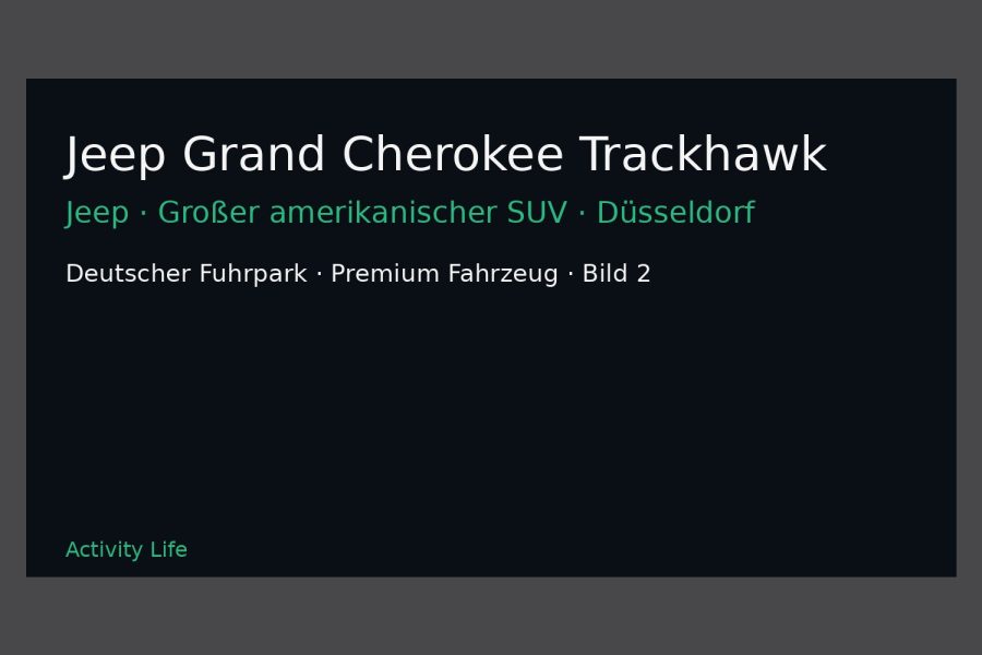 Jeep Grand Cherokee Trackhawk