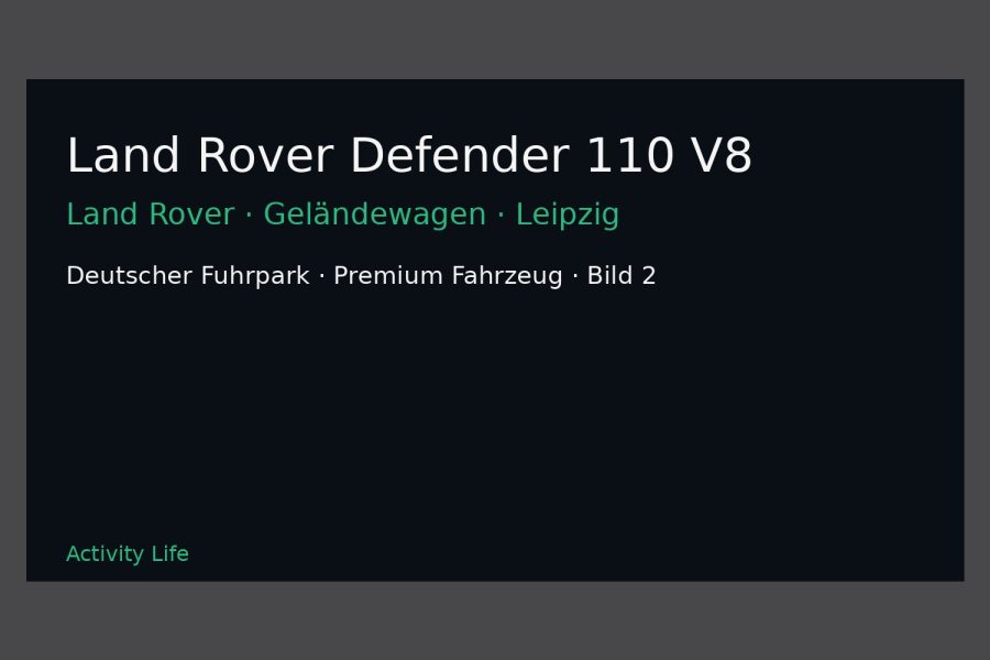 Land Rover Defender 110 V8