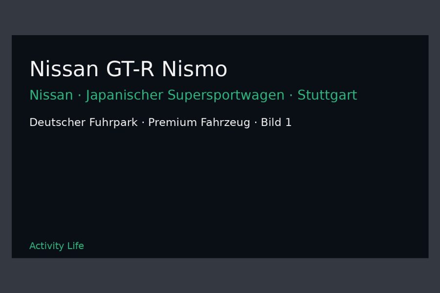 Nissan GT-R Nismo