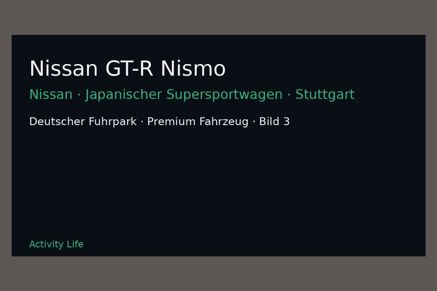 Nissan GT-R Nismo
