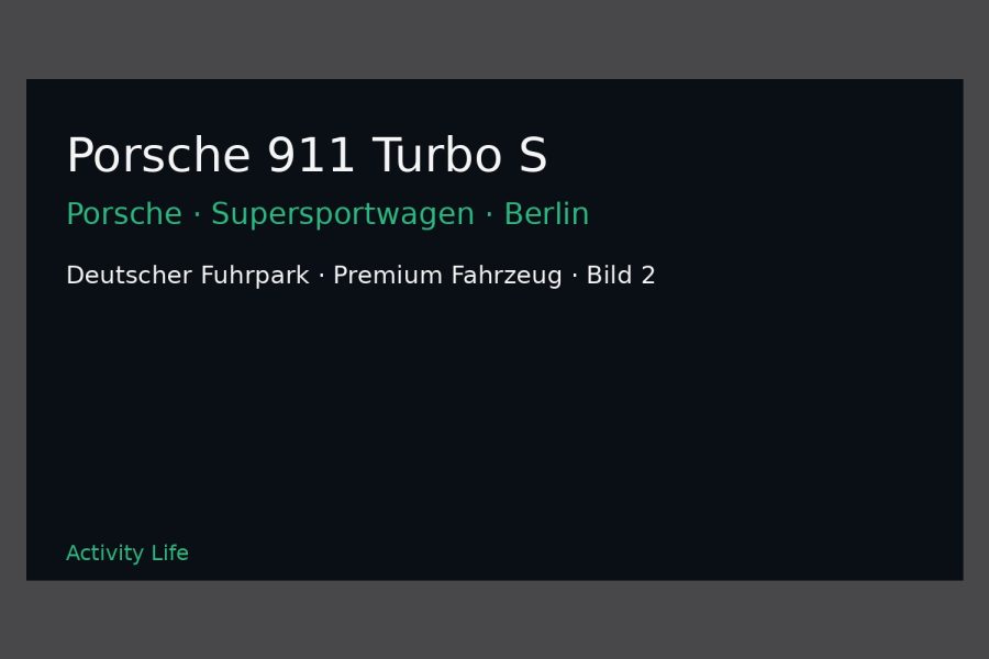 Porsche 911 Turbo S