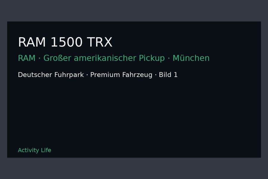 RAM 1500 TRX Bild 1