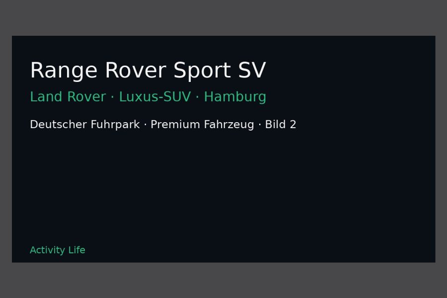 Range Rover Sport SV