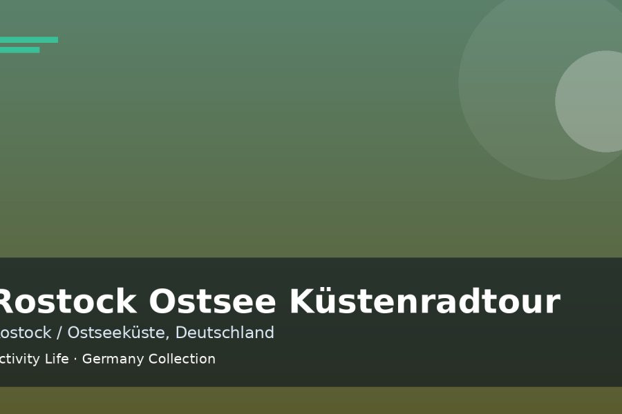 Rostock Ostsee Küstenradtour Cover 1