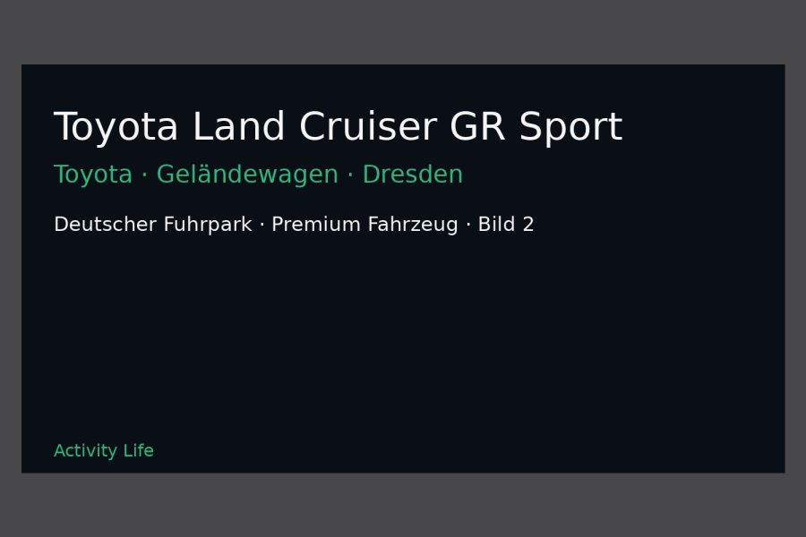 Toyota Land Cruiser GR Sport