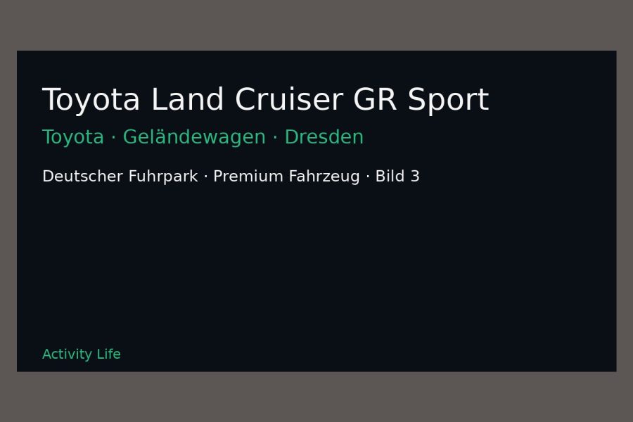 Toyota Land Cruiser GR Sport