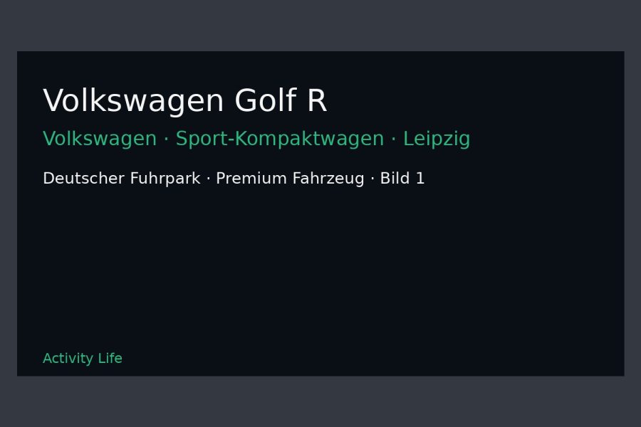 Volkswagen Golf R