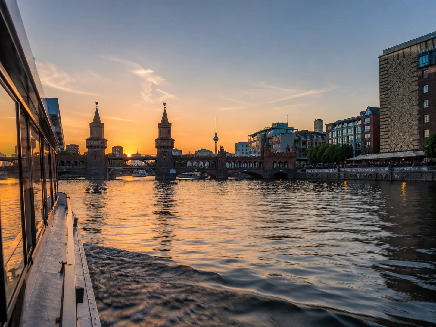 Spree-Sonnenuntergang Bootstour
